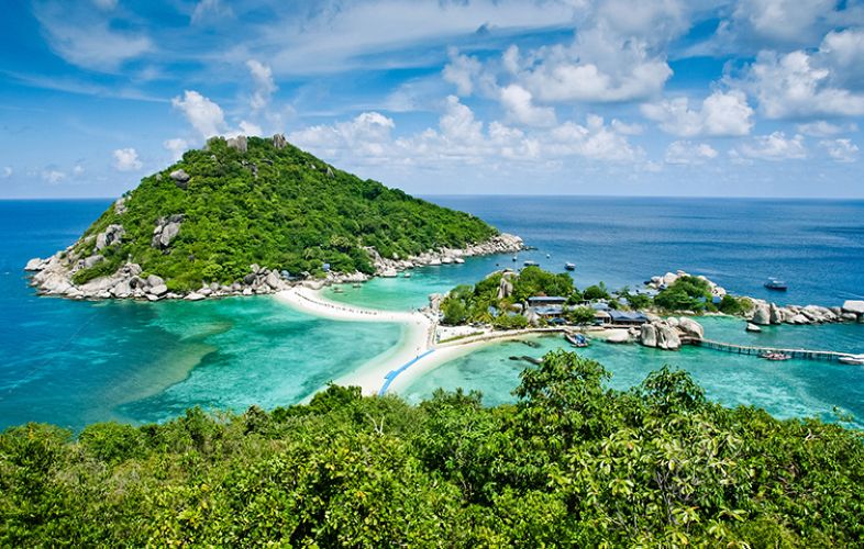 جزیره کو نانگ یوآن از جزایر زیبای تایلند