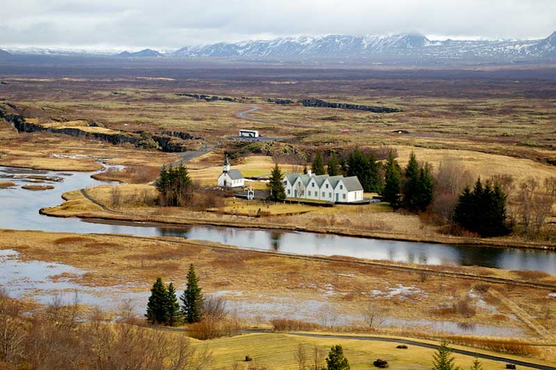 پارک ملی ذینگولیر در ایسلند