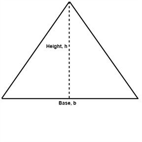 مساحت مثلث - مثلث متساوی الاضلاع 
