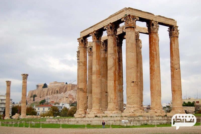 معبد زئوس از مناطق دیدنی یونان